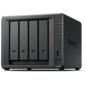 Synology DS423+ QC 2, 0GhzCPU / 2GB (6) / RAID0, 1, 10, 5, 6 / upto 4HP HDD SATA (3.5',  2.5') / 2xUSB3.2 / 2xGbE / iSCSI / 2xIPcam (up to 40) / 1xPS / 1YW