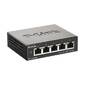 D-Link DGS-1100-05V2 / A1A Настраиваемый L2 коммутатор с 5 портами 10 / 100 / 1000Base-T