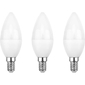 Rexant 604-023-3 Лампа светодиодная Свеча  (CN) 9, 5 Вт E14 903 лм 2700 K теплый свет   (3шт)