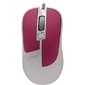 Gembird MOP-410-P {Мышь,  USB,  фиолетовый,   3 кнопки+колесо кнопка,  soft touch,  1600 DPI,  кабель 1.5м}