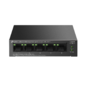 TP-Link LS105LP,  Настольный коммутатор с 5 портами 10 / 100 Мбит / с  (4 порта PoE),  802.3af,  бюджет PoE — 41 Вт,  до 250 метров