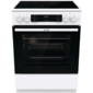 Плита Электрическая Gorenje GECS6C70WC белый / черный стеклокерамика  (без крышки)