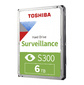 Toshiba SATA-III 6Tb HDWT860UZSVA Surveillance S300  (5400rpm) 256Mb 3.5"