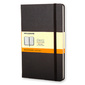 Блокнот Moleskine CLASSIC MM710 Pocket 90x140мм 192стр. линейка твердая обложка фиксирующая резинка черный