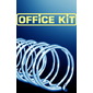 Пружины для переплета металлические Office Kit 14.3мм  (на 100-120 листов) черный  (100шт)  (OKPM916B)  (9 / 16)