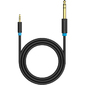 Кабель Vention аудио Jack 6, 5 mm M /  3, 5 M - 2 м