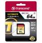 Флеш карта SD 64GB Transcend SDXC Class 10 SecureDigital UHS-I U3