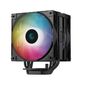 DEEPCOOL AG400 DIGITAL PLUS LGA1700 / 1200 / 115X / AM5 / AM4  (9шт / кор,  TDP 220W,  PWM,  DUAL ARGB Fan 120mm,  4 тепл. трубки,  черный) RET
