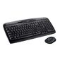 Logitech Wireless Combo MK330 Комплект беспроводной,  клавиатура черная,  мультимедийная,  117 клавиш,  мышь M185,  черная,  оптическая,  3 кнопки,  2.4GHz,  USB-ресивер