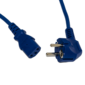 Hyperline PWC-IEC13-SHM-5.0-BL кабель питания компьютера  (Schuko+C13)  (3x1.0),  10A,  угловая вилка,  5 м,  цвет синий