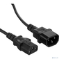 Exegate EP280620RUS Кабель монитор - компьютер  (UPS->устройство) ExeGate Power EC-0, 5P  (IEC 320 С13->С14) VDE-250V-3*0.75mm2-медь,  черный,  0.5м.