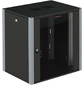 Шкаф коммутационный Sysmatrix  (WP 6312.910) настенный 12U 600x350мм пер.дв.стекл 2 бок.пан. 60кг черный 20кг IP20