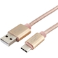 Cablexpert Кабель USB 2.0 CC-U-USBC01Gd-1.8M AM / TypeC,  серия Ultra,  длина 1.8м,  золотой,  блистер