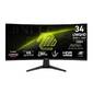 МОНИТОР 34" MSI MAG 346CQ Black   (VA, изогнутый,  3440x1440,  180Hz,  1ms,  178° / 178°,  300 cd / m?,  4000:1,  +2x HDMI 2.0,  +DP 1.4a, +USB-C)