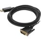 Кабель аудио-видео Buro 1.1v DisplayPort  (m) / DVI-D  (Dual Link)  (m) 3м. Позолоченные контакты черный  (BHP DPP_DVI-3)