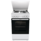 Комбинированная плита Gorenje /  Комбинированная плита Gorenje,  полезный объем 68 л,  очистка паром AquaClean,  сводчатая форма духовки,  механическое управление,  электроподжиг,  цвет белый