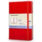 Блокнот для рисования Moleskine CLASSIC SKETCHBOOK ARTQP063R 130х210мм 104стр. фиксирующая резинка красный