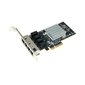 Сетевая карта /  1G Quad Port RJ45 PCIE Ethernet Adapter with Broadcom BCM5719 chipset