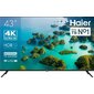 Телевизор LED Haier 43" LED S2 Frameless черный 4K Ultra HD 60Hz MEMC DVB-T DVB-T2 DVB-C DVB-S DVB-S2 USB WiFi Smart TV  (RUS)