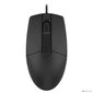 Мышь A4Tech OP-330S черный оптическая  (1000dpi) silent USB  (3but) [1530241]