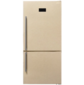 Sharp SJ-653GHXJ52R Комбинированный холодильник с нижней МК,  NoFrost,  84*75*186 см,  цвет бежевый