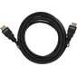 LAZSO WH-111 HDMI  (m) / HDMI  (m) 3м. Кабель аудио-видео. Позолоченные контакты черный  (WH-111 (3M))