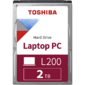 Жесткий диск TOSHIBA HDWL120UZSVA L200 Mobile 2ТБ 2, 5" 5400RPM 128MB SATA-III
