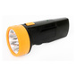 Ultraflash LED3827    (фонарь аккум 220В,  черн  / желт,  5 LED,  SLA,  пластик,  коробка)