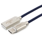 Cablexpert Кабель USB 2.0 CC-P-USBC02Bl-1M AM / Type-C,  серия Platinum,  длина 1м,  синий,  блистер