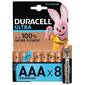 Батарейки Duracell LR03-8BL Ultra  (AAA)