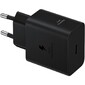 Сетевое зарядное устройство Samsung 45W  (USB Type-C порт,  кабель USB Type-C в комплекте),  чёрное