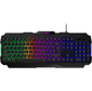 Keyboard MSI FORGE GK100,  Wired,  RGB lighting,  Anti-ghosting Capability,  Black