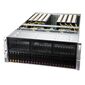 Supermicro GPU A+ 4U Server 4125GS-TNRT noCPU (2)9004 EPYC / TDP 400W / no DIMM (24) only DDR5 / SATARAID HDD (2)SFF NVMe (4)SFF / 2x10Gbe / support up to 8 double / Single width GPU / 4x2000W