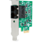 Allied Telesis 100Mbps Fast Ethernet PCI-Express Fiber Adapter Card; SC connector,  includes both standard and low profile brackets,  Single pack