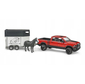 BRUDER 02501 Игрушка RAM 2500 P.WAGON MIT PFERDEANHÄN. UND 1PFERD