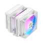 Кулер для процессора Ocypus Delta A62 WH ARGB,  2x120mm ARGB FAN,  Top Panel,  6 HEAT PIPES,  4-PIN PWM,  500-2000 RPM,  29DBA,  HYDRO BEARING,  LGA115X / 1200 / 1700 / 18XX,  AM4 / AM5
