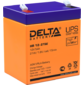 DELTA HR 12-21W  (12V 5Ah),  12V voltage,  5A*h capacity,  151x52x99mm,  operational life 8 years
