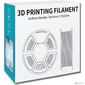 - /  Филамент NVPRINT PLA+ Trasparent White для 3D печати диаметр 1.75мм  длина 330 метров  масса 1 кг