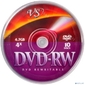 Диски VS DVD-RW 4, 7 GB 4x CB / 10