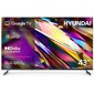 Телевизор LED Hyundai 43" H-LED43BU7011 Google TV Frameless черный / черный 4K Ultra HD 60Hz DVB-T DVB-T2 DVB-C DVB-S DVB-S2 USB WiFi Smart TV