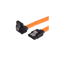 Кабель GoPower SATA  (m)-SATA  (m) 0.5м силикон ver.3.0 оранжевый в пакете  (1 / 250)