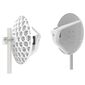 MikroTik LHG 60G  (60GHz antenna,  802.11ad wireless,  four core 716MHz CPU,  256MB RAM,  1x Gigabit LAN,  RouterOS L3,  POE,  PSU) for use as CPE in Point -to-Multipoint setups for connections up to 800m