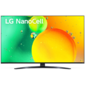 Телевизор LG 43",  NanoCell,  Ultra HD,  Smart TV, Wi-Fi,  DVB-T2 / C / S2,  2.0ch  (20W),  3HDMI,  2 USB,  Blue