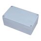Корпус ACD XG387 Metal case IP65,  200*120*80mm,  металлический,  3 отверстия  (28 + 28 + 23мм) с резиновыми заглушками,  цвет серебристый,  совместим с Raspberry Pi 3B,  3B+,  4,  Orange Pi