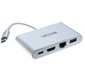 VCOM CU455 Кабель-адаптер USB3.1 Type-CM-->HDMI+USB3.0+RJ45+PD charging