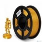 - /  Филамент NVPRINT Silk PLA+ Light gold для 3D печати диаметр 1.75мм  длина 330 метров  масса 1 кг