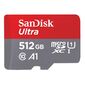 Флеш карта microSD 512GB SanDisk microSDXC Class 10 Ultra UHS-I A1 140MB / s