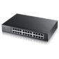 Smart L2 коммутатор Zyxel GS1900-24E,  rack 19",  24xGE,  настольный,  бесшумный
