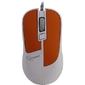 Gembird MOP-410-O {Мышь,  USB,  оранжевый,  3 кнопки+колесо кнопка,  soft touch,  1600 DPI,  кабель 1.5м}