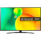 Телевизор LED LG 43" 43NANO766QA.ARUB NanoCell синяя сажа Ultra HD 60Hz DVB-T DVB-T2 DVB-C DVB-S DVB-S2 USB WiFi Smart TV  (RUS)